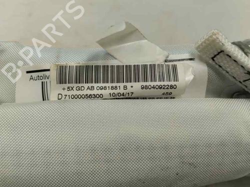 Used Right curtain airbag PEUGEOT 208 I (CA_, CC_) 1.2 THP 110 (110 hp) 28025194