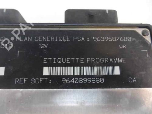 Engine control unit (ECU) PEUGEOT 206 Hatchback (2A/C) 1.9 D | BP354902M57 