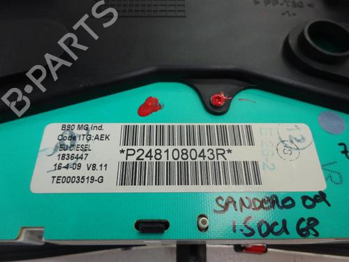 Instrument cluster DACIA SANDERO 1.5 dCi | BP11289066C47