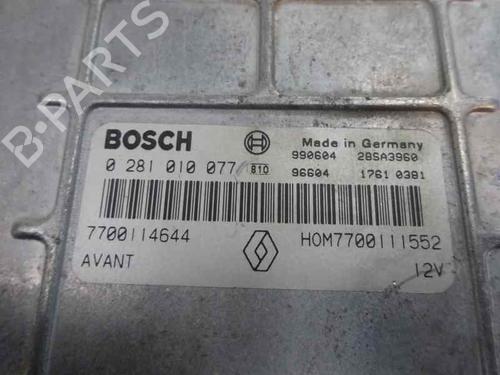 Motorstyringsenhed RENAULT MEGANE Scenic (JA0/1_) 1.9 dTi (JA0N) (98 hp) 6787994