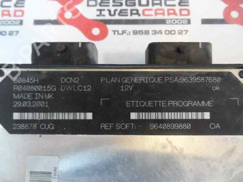 Used Engine control unit (ECU) Engine control unit (ECU) PEUGEOT 206 Hatchback (2A/C) 1.9 D (69 hp) 201344 201344