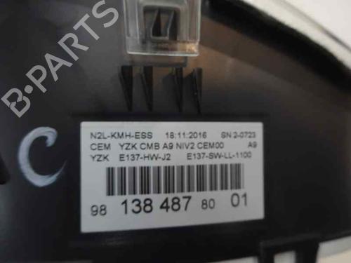 Used Instrument cluster PEUGEOT 208 I (CA_, CC_) 1.2 VTI 82 (82 hp) 9250360