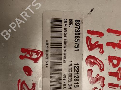 Engine control unit (ECU) OPEL ASTRA G Hatchback (T98) 1.7 DTI 16V (F08, F48) | BP15505983M57 