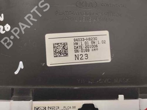 Kombinert Instrument KIA STONIC (YB) 1.0 T-GDi Eco-Dynamics+ (120 hp) 27524870