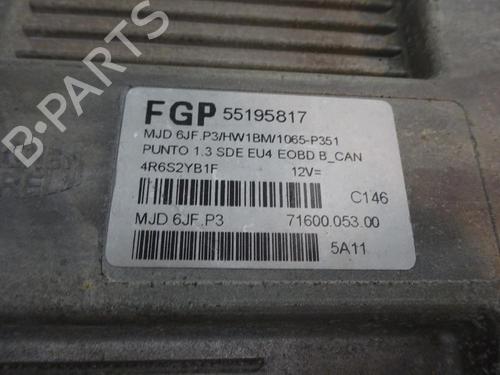 Calculateur moteur (ecu) FIAT PUNTO (188_) 1.3 JTD 16V | BP10496713M57
