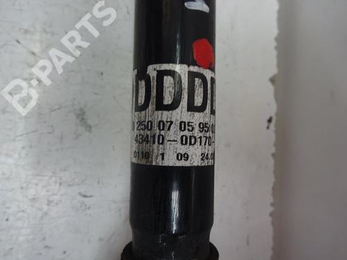 Right front driveshaft TOYOTA YARIS (_P9_) 1.3 VVT-i (SCP90_, SCP90R) | BP11734894M39 