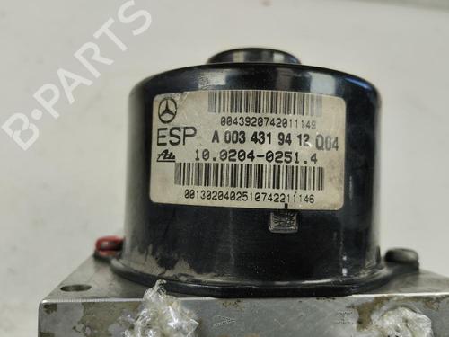 Used ABS pump MERCEDES-BENZ C-CLASS (W203) C 200 Kompressor (203.042) (163 hp) 17520318