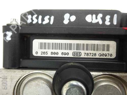 Used ABS pump FIAT GRANDE PUNTO (199_) 1.3 D Multijet (199.AXD11, 199.AXD1A, 199.AXD1B,... (90 hp) 10001320