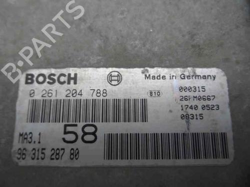 Computer motormanagement CITROËN SAXO (S0, S1) 1.1 X, SX (60 hp) 201379