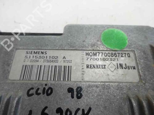 Used Engine control unit (ECU) RENAULT CLIO II (BB_, CB_) 1.6 (B/CB0D, BB00) (90 hp) 8275878