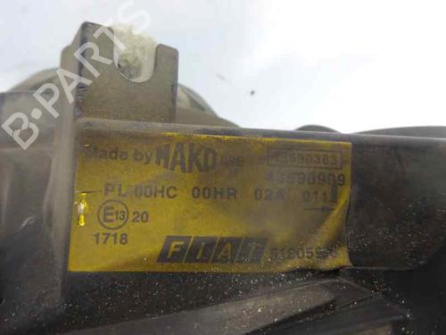 Venstre forlygte FIAT DOBLO Box Body/MPV (223_) 1.2 (223ZXA1A) | BP6518348C28