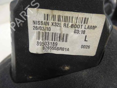 Used Left tailgate light NISSAN QASHQAI I (J10, NJ10) 1.5 dCi (106 hp) 10342366