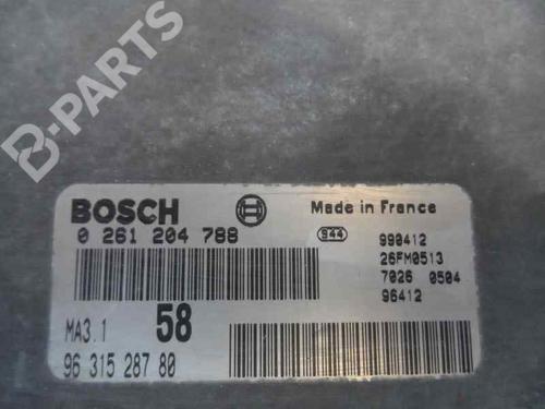 Engine control unit (ECU) CITROËN SAXO (S0, S1) 1.1 X, SX | BP201353M57 