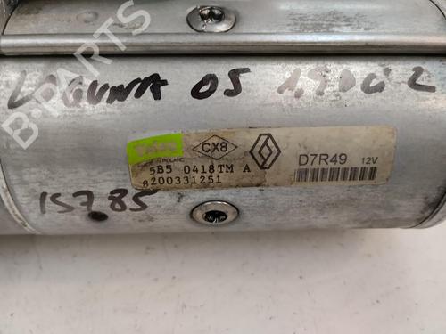 Startmotor RENAULT LAGUNA II (BG0/1_) 1.9 dCi (BG08, BG0G) | BP16472724M8 