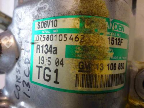 Used AC compressor OPEL CORSA C (X01) 1.3 CDTI (F08, F68) (70 hp) 2780226