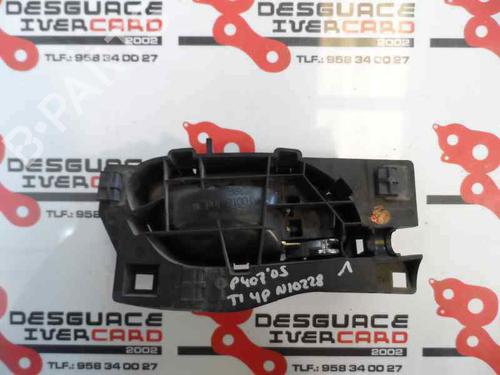 Used Rear left interior door handle PEUGEOT 407 (6D_) 2.0 HDi 135 (6DRHRH, 6DRHRE, 6DRHRG, 6DRHRJ) (136 hp) 3213336
