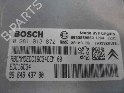 Engine control unit (ECU) CITROËN C4 Picasso I MPV (UD_) 1.6 HDi | BP201595M57