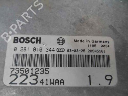 Engine control unit (ECU) FIAT DOBLO Box Body/MPV (223_) 1.9 JTD (223ZXE1A) | BP355283M57