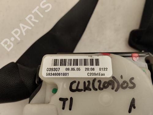Used Rear left seatbelt MERCEDES-BENZ CLK (C209) CLK 320 CDI (209.320) (224 hp) 15617641