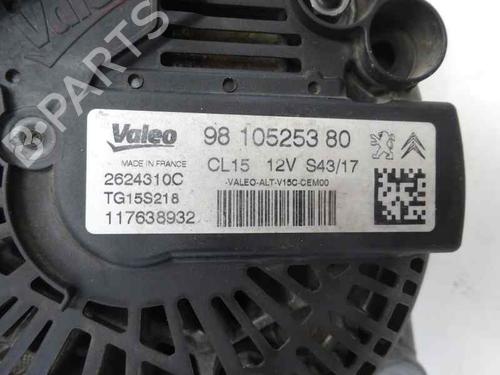 Generator PEUGEOT 208 I (CA_, CC_) 1.6 HDi / BlueHDi 75 (75 hp) 10115358