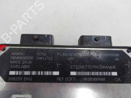 Computer motormanagement CITROËN BERLINGO / BERLINGO FIRST Box Body/MPV (M_) 1.9 D 70 (MBWJZ, MCWJZ) (69 hp) 3149301