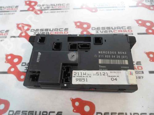 Elektronisk modul MERCEDES-BENZ E-CLASS (W211) E 220 CDI (211.006) (150 hp) 12443281