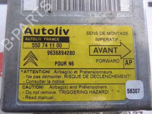 Kollisjonspute styreenhet CITROËN XSARA (N1) 2.0 HDi 90 (90 hp) 353831