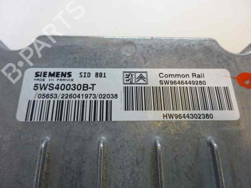Engine control unit (ECU) PEUGEOT 307 (3A/C) 2.0 HDi 90 | BP1961294M57
