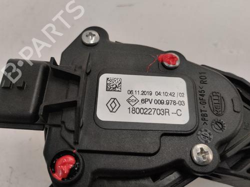 Pedal DACIA SANDERO II TCe 90 (B8M1, B8MA, B8AC) (90 hp) 16293647