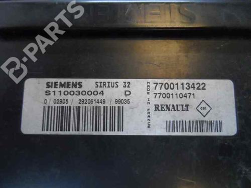 Engine control unit (ECU) RENAULT CLIO II (BB_, CB_)  | BP199519M57 
