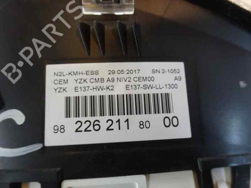 Used Instrument cluster Instrument cluster PEUGEOT 2008 I (CU_) 1.2 VTi (82 hp) 2506734 2506734