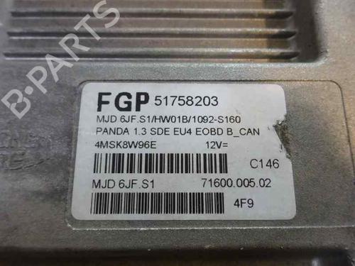 Engine control unit (ECU) FIAT PANDA (169_) | BP2293624M57