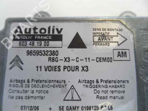 Kollisjonspute styreenhet CITROËN C5 II (RC_) 2.0 HDi (RCRHRH) (136 hp) 354731