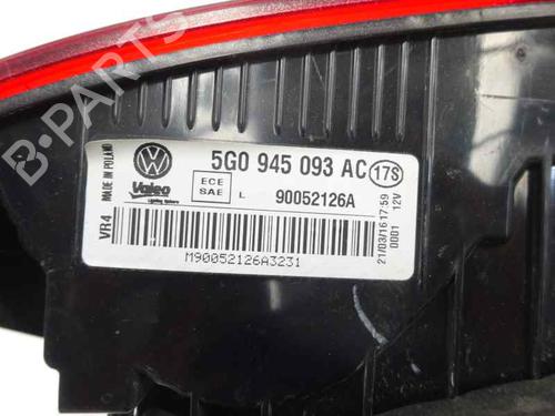 Used Left tailgate light VW GOLF VII (5G1, BQ1, BE1, BE2) [2012-2021]  10109182