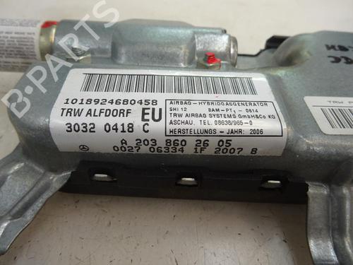 Used Passenger airbag MERCEDES-BENZ C-CLASS (W203) C 220 CDI (203.008) (150 hp) 10771232