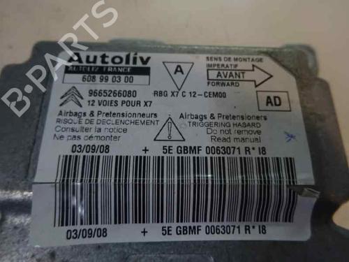 Kollisjonspute styreenhet CITROËN C5 III (RD_) 2.0 HDi (RDRHD8, RDRHDJ, RDRHR8, RDRHRJ) (136 hp) 9370767