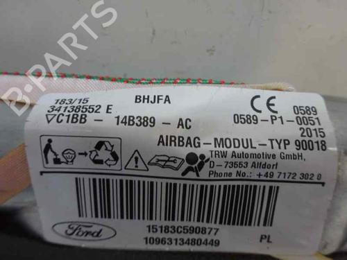 Used Right curtain airbag FORD FIESTA VI (CB1, CCN) 1.5 TDCi (75 hp) 2799754