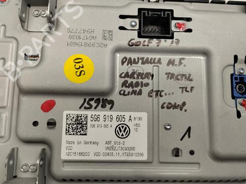 Used Display monitor VW GOLF ALLTRACK VII Variant (BA5, BV5) 1.8 TSI 4motion (180 hp) 18475448