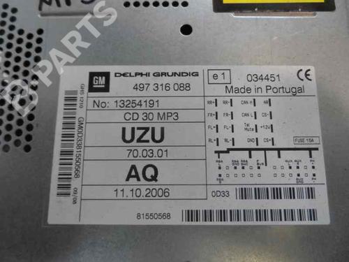 Radio OPEL CORSA D Hatchback Van (S07)  | BP2590688E6 