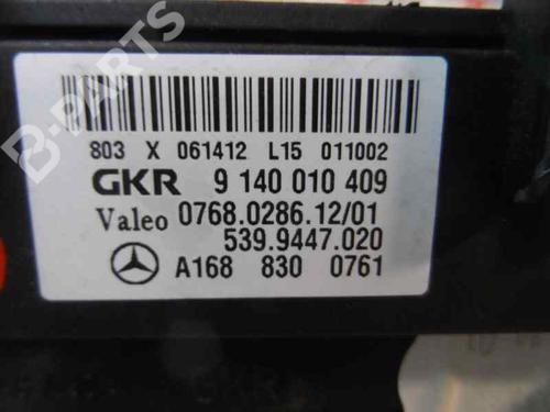 Heater resistor MERCEDES-BENZ A-CLASS (W168) A 170 CDI (168.009, 168.109) | BP11661503M108 