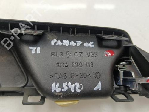 Rear left interior door handle VW PASSAT B6 (3C2) 2.0 TDI | BP37258109I15 - Image 3