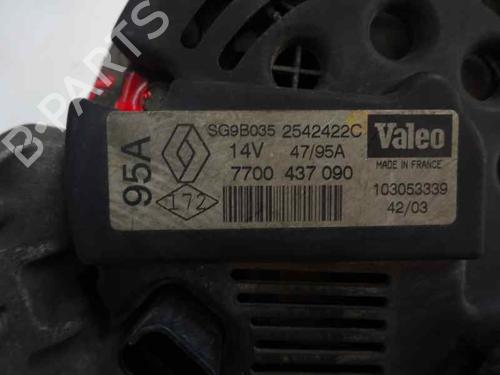 Used Alternator RENAULT CLIO II (BB_, CB_) 1.2 16V (BB05, BB0W, BB11, BB27, BB2T, BB2U, BB2V, CB05,... (75 hp) 9169459