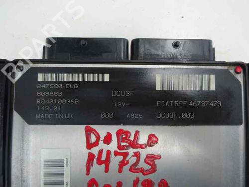 Used Engine control unit (ECU) FIAT DOBLO Box Body/MPV (223_) 1.9 D (223ZXB1A) (63 hp) 8267095