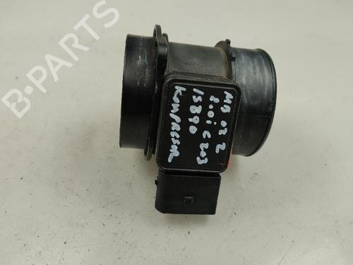Used Mass air flow sensor MERCEDES-BENZ C-CLASS (W203) C 200 Kompressor (203.042) (163 hp) 17520323