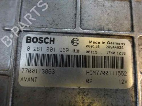 Used Engine control unit (ECU) RENAULT MEGANE I (BA0/1_) 1.9 dTi (BA08, BA0N) (98 hp) 2302622