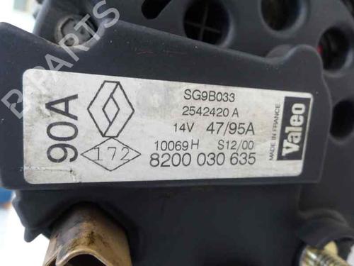 Alternador RENAULT LAGUNA II Grandtour (KG0/1_) 2.0 16V IDE (KG0N) (140 hp) 4973121