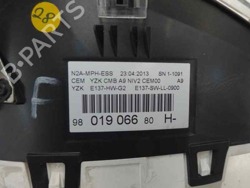 Used Instrument cluster PEUGEOT 208 I (CA_, CC_) 1.2 GPL (82 hp) 7108154