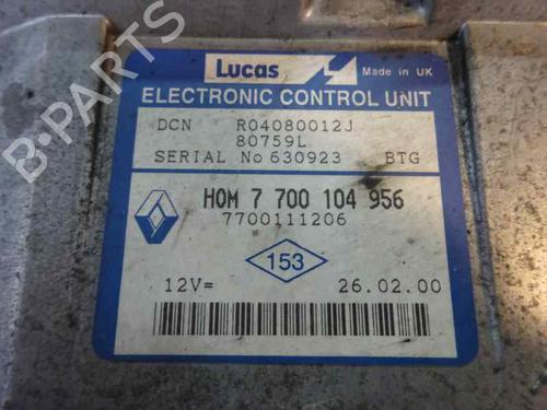 Centralina do motor RENAULT KANGOO (KC0/1_) D 65 1.9 (KC0E, KC02, KC0J, KC0N) (64 hp) 1866278