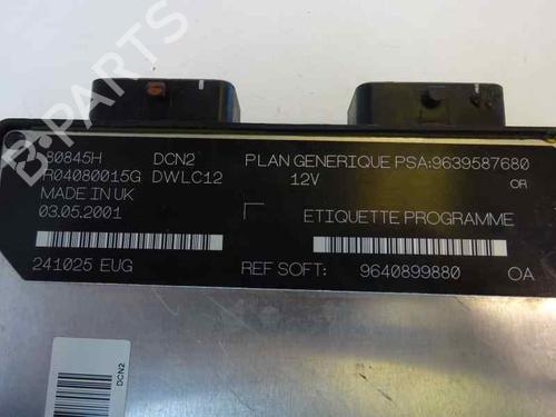 Calculateur moteur (ecu) PEUGEOT 206 Hatchback (2A/C) 1.9 D (69 hp) 1360884