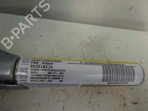 Used Right curtain airbag MERCEDES-BENZ C-CLASS Coupe (CL203) C 180 Kompressor (203.746) (143 hp) 5228329